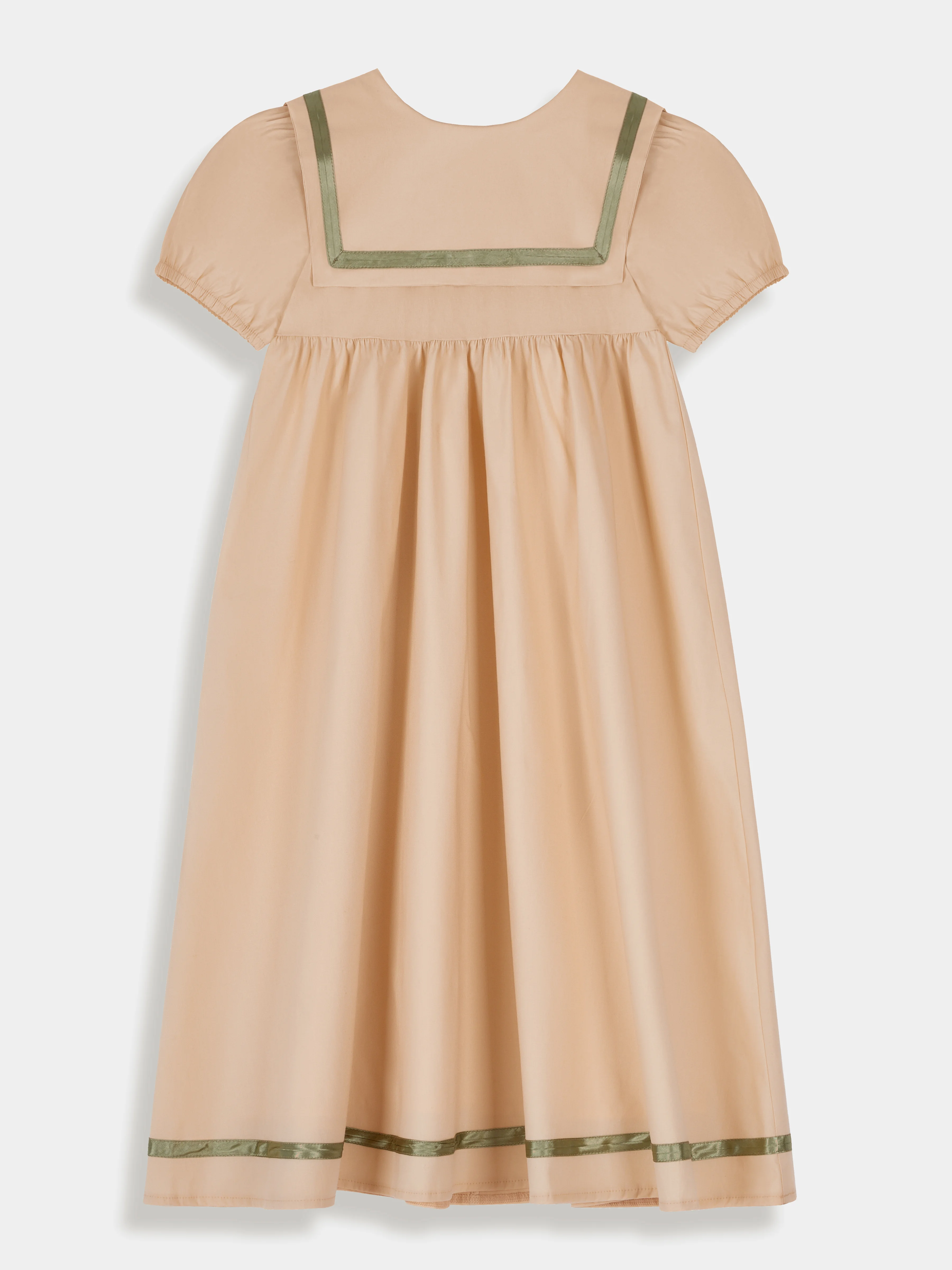 Бежевое платье